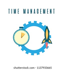 concept of time management illustration
