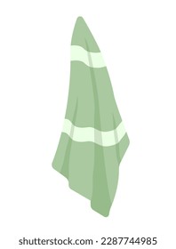 Concept Towels for bathroom bath. A refreshing flat vector illustration designed for web use, featuring a charming cartoon concept on a white background. Vector illustration.