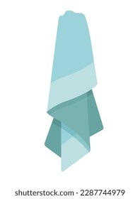 Concept Towels for bathroom bath. A soothing flat vector illustration designed for web use, featuring a calming cartoon concept on a white background. Vector illustration.