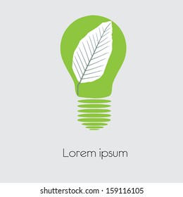  Concept  tree in light bulb symbol of renewable energy 