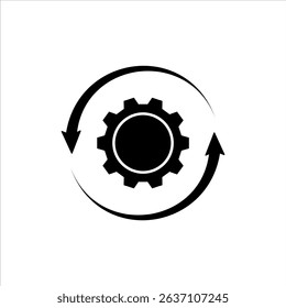 Concept of update icon, adaptation of technical capabilities. Vector icon isolated on white background.