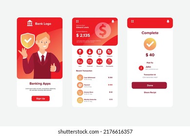 Concept user interface with a very nice financial bank theme