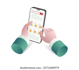 The concept of using smartphone user interface technology