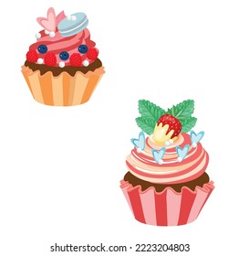 concept of valentine's day cake vector colorful art and illustrations