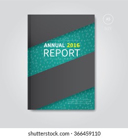 concept of vector design for corporate notes / annual report book template