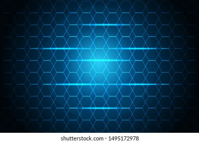 Concept vector digital technology information abstract blue glow background