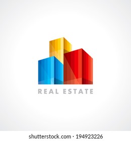concept vector icon design template for Real estate