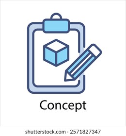 Concept Vector icon stock illustration