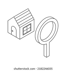 Concept vector illustration of Real Estate Appraisal.