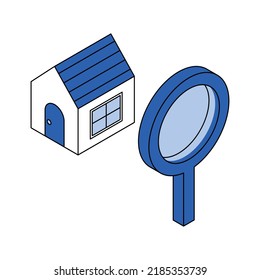 Concept vector illustration of Real Estate Appraisal.