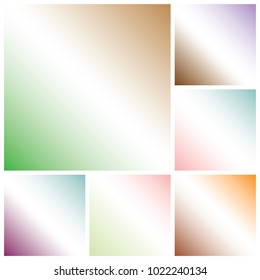 concept vector multicolored blurred background set