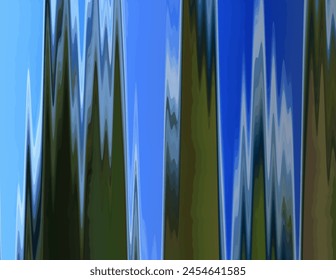 concept of vertical effect of natural sharp object movement