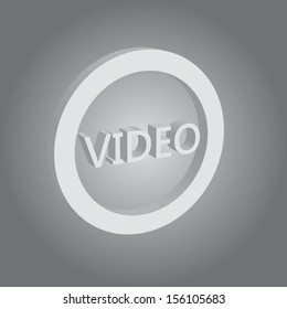 concept video button. vector illustration design.