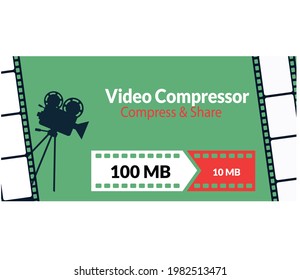 Concept of Video Editing App. Multimedia Production vector banner template. Vector Template For Web Banner or Website Landing Page illustration. Flat design mockup banner for application.