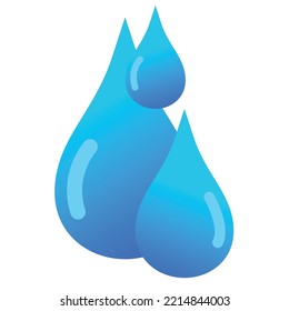 concept of water drop vector