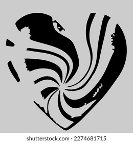 the concept of wave water forms a work of art into a logo identity