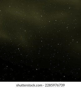 Concept of web banner. Magic black galaxy. Horizontal space background with realistic nebula, stardust and shining stars. Infinite universe and starry night sky. Vector illustration.