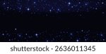 Concept of web banner. Magic color galaxy. Horizontal space background with realistic nebula, stardust and shining stars. Infinite universe and starry night sky
