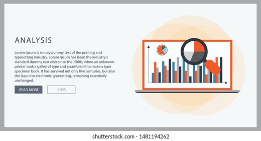 Concept of website analytics search information
