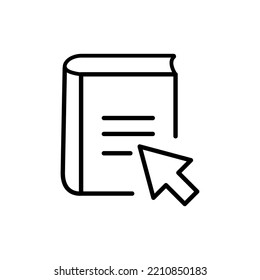 concept. White background. Vector line icon for Business and Advertising