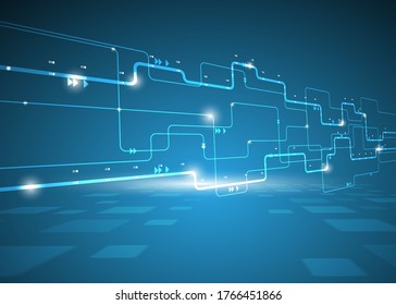 concept of a wireless network connection technology