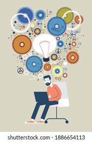 Concept work. The concept of the information movement in modern business.