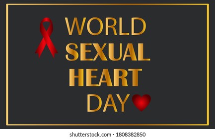 Concepto del Día Mundial contra el SIDA. Cinta roja cerca de letras de madera. Detener las palabras de VIH 5