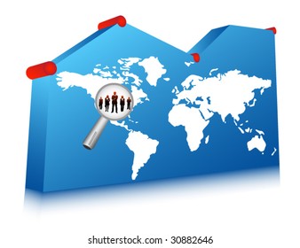 Concept of world biz