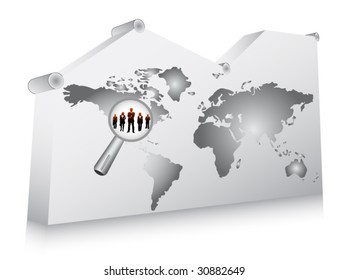 Concept of world biz