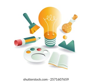 The concept of the world of creative industrial ideas