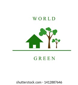 Concept World environment day, vector 