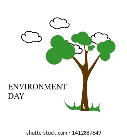 Concept World environment day, vector 