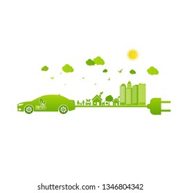Concept World environment and sustainable development , vector illustration
