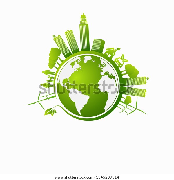 Concept World Environment Sustainable Development Vector Stock Vector ...