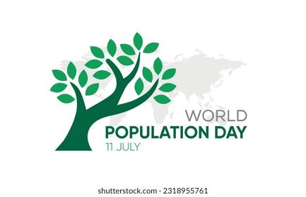 concept of world population day, 11 july world population day, awareness world population day