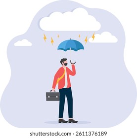 Concept wrong business decision, vector illustration business character design,

