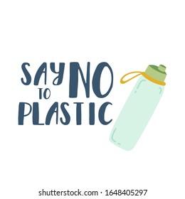 Concept of zero waste lifestyle in the vector. Eco life.