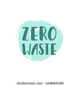 Concept of zero waste lifestyle in the vector. Eco life.