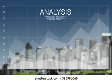 Concepts for business planning and accounting, analysis, audit, project management, marketing, research in flat design style.