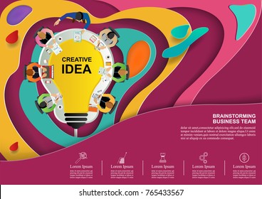Concepts for business teamwork.solution and innovation analysis and , consulting, project management, financial report and strategy team . vector illustration.