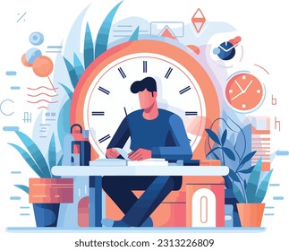 Concepts related to productivity, such as time management, organization, and efficient work practices