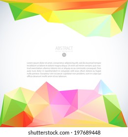 conceptual 3d geometric colourful associate letterhead cardboard template white colorful abstraction background scene multicolor numeric modern graceful contract luxurious beauty art concept creative