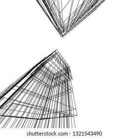 conceptual architecture 3d 