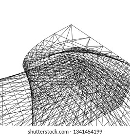 conceptual architecture 3d 