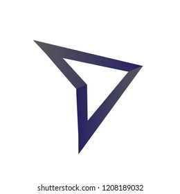 Conceptual Arrow Line A Letter Logo