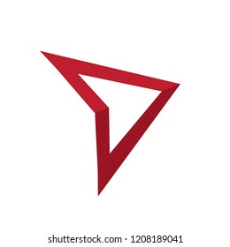 Conceptual Arrow Line A Letter Logo