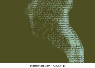 Conceptual background circles, bubbles, sphere or ellipses pattern for design. Vector illustration graphic.