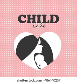 Conceptual background of the embryo. Vector Illustration