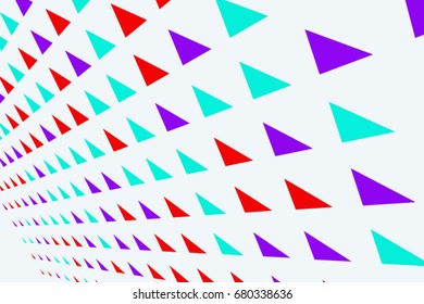 Conceptual background mixed pattern for design. Style of mosaic or tile. Vector illustration graphic.