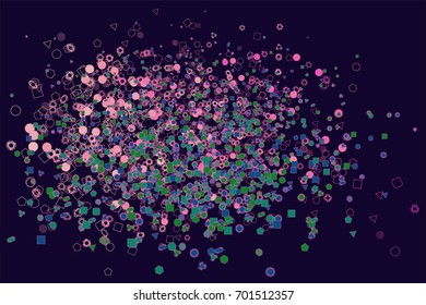 Conceptual background mixed pattern for design. Vector illustration graphic.